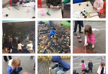 crafts and puddle painting
